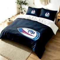 Chesterfield F.C 3pc Duvet Cover Set Simple Modern Bedding Set Wrinkle Resistant Soft Fabric All Season Use a perfect gift 140cmx210cm