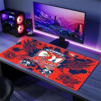 Sydney Roosters Color Mouse Pad Large Gaming Table Cushion Non-slip Laptop Tablet Big Mousepad XXL Mat Mini PC Playmat With Lock edge 30cmx80cm(11.8x31.5inch)