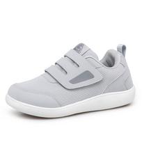 127 Unisex Flyknit Velcro Walking Shoes - Low-Top, Wide Foot, Mesh Upper, Casual Sneakers 39 white