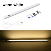 LED juostos foninis apšvietimas virtuvei 5 V USB maitinimo rankinio šlavimo jutiklis LED juostelės lempa 5 V vamzdis su perjungimo spintele Stalinės stalinės lempos 40cm 6W