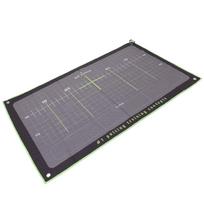 Putting Training Aid Towel Putter Standing Position Waffle Microfiber Towel Mat Practice Accessory gray