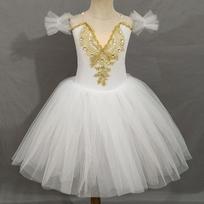 Ballet Dress Long Classical Red Tutu Dress Girls' Ballet Dress Little Swan Children's Dance Performance Giselle Costumes 110 balta