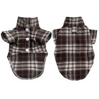 Medium and large dog dog cat corgi shiba dog shirt cat suit dress pet clothes dog supplies teddy clothing XL (bust 50cm back length 40) black