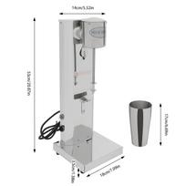 Electric Milkshake Maker Machine, Stainless Steel Milk Blender, Single Head Malt Blender, 110V 180W Commercial Smoothie Mixer sidabras