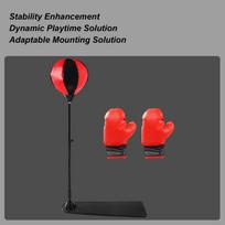 Boxing Bag For Kids Punching Ball Bag With Gloves Standing Boxing Ball Set For Home Gym Indoor Stress Relief Fitness Exercise China Mainland black
