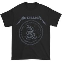 Vyriški marškinėliai Metallica Gyvatė Juodi Juodi L gray