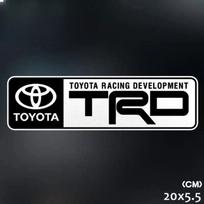 Automobilio emblemos logotipo lipdukas kėbulo galinio vaizdo veidrodėlio lango galinio stiklo apdailos lipdukas Toyota GE modifikuotam TRD Corolla Camry 20x5.5cm