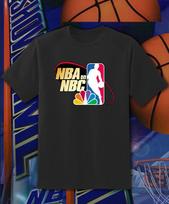 Men's and Women's T-shirts NBA On NBC Basketball Retro XXXL blue