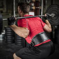 Deadlift Training Belt Weight Lifting Belt Waist Protector Gym Belt for Weightlifting Cross Training Workout Gym for Men Women L red