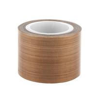 10m/Roll PTFE Tape High Temperature Cloth Tape for Vacuum Sealer Hand Impulse Sealer Fiberglass Adhesive Tape Industrial Use