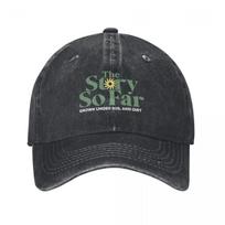 the story so far grown under soil and dirt Baseball Cap Snap Back Hat fishing caps Unisex Anime Hat beach hat Unisex Hats Womens gray