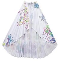 Frozen Princess Jasmine Toddler Dress - Cartoon Print, Short Sleeve 110 cm pink
