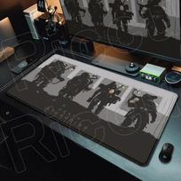 Large Anime Gaming Speed Mouse Pad XXL Death Stranding Office Non-slip Desk Mat Stitch Edge Durable Keyboard Mice Pc Accessories 30x60cm gray