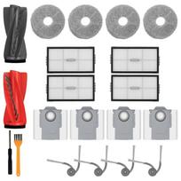 A13I-Set For Roborock Saros 10R Replacement Parts Robot Vacuum Cleaner Accessory Bundle gray