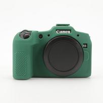 Silicone Camera Case Canon EOS R8 Full Frame Mirrorless - Shockproof Protective Cover In Multiple Colors R8 Silicone Case - Olive Green black