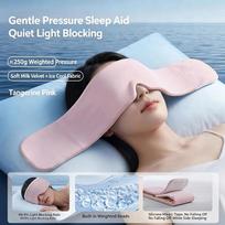 Technology Gravity Deep Sleep Eye Mask Sleep Relief Eye Fatigue Sleeping Shading Double-Sided Micro Pressure Gravity Eye Mask gray