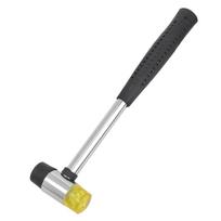 Guitar Fret Hammer Anti Slip Multifunctional Double Head Rubber Plastic DIY Hand Tool gray