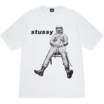 Stussy astronaut-print T-shirt 1905107 S white