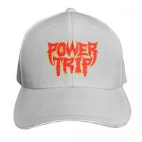 Power Trip Baseball Cap Gift For Him Her Casual Daily Wear Quick Dry Performance white
