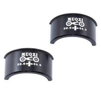 28.6 31.8 34.9mm Conversion Shim Reducing Spacer Gear Clamp Adapter Bike Front Derailleur 28.6-34.9