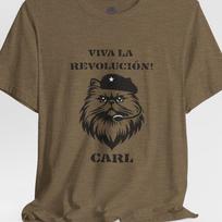 Viva La Revolution Carl Shirt, Dungeon Crawler Carl, Princess Donut, LitRPG Graphic Tee 120 black