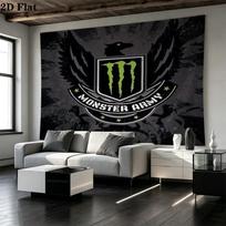 Monster Energy Printed Tapestry – Wall Hanging for Bedrooms, Dorms, and Home Decor 100cm x 150cm