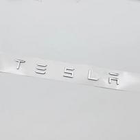 Automobilio logotipo lipdukas Bagažinės lipdukas Dekoro priedai Tesla Model 3 Model S Model X Model Y Cybertruck Roadster SpaceX white