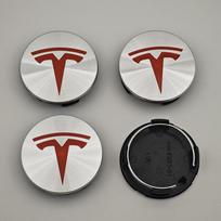 4 vnt./rinkinys ABS 56 mm Tesla Originalus Automobilio Ratlankio Centrinis Dangtelis Logotipas Emblema Tesla Model 3 Y S X Ratlankiams Stebulės Dangtelis Ženkliukas Aksesuarai