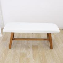 Stretch Piano Bench Cover Long Footstool Slipcover Elastic Seat Protector Dust Proof Chair Case For Furniture 40-45x30-35cm beige