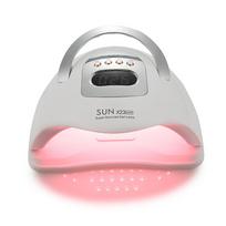 SUNX23 MAX UV Nagų lempa Nagų džiovintuvas 81 Beads UV šviesa nagams Profesionali kietėjanti lempa Džiovinimo gelis Nagų džiovintuvas Manikiūro įranga EU balta