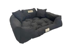 KINGDOG šunų lova, atspari vandeniui ir patvari, SML XL XXL 3XL, 8 spalvos! M - 75x65 cm juoda
