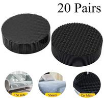 Apvalus/kvadratinis Labai stipraus lipnumo Velcro juosta Lipni Pritvirtinama Dvipusė Velcro juostelė Juosta Raištis Super Kabliukų ir Kilpų Užsegimo Juosta circular-20pairs(40pcs)