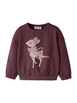NAME IT Megztinis be užsegimo 'NMFRYFIE' orchidėjų spalva / ciklameno spalva / vilnos balta