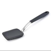 Silicone Dish Scrubber & Kitchen Cleaning Brush Set pilka spalva