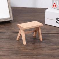 Dollhouse 1:12 Miniature Dining Table Chair Bench Armchair European Style Furniture Model Doll House Scene Decor Toy Accessories šviesiai pilka spalva