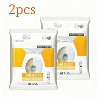 Tualeto valiklis šlapimo akmenų, purvo ir kvapo šalinimui. Galingas šlapimo akmenų šalinimo priemonė. Specialus tualetų valiklis. 2pcs yellow