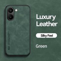 For Mi Poco F8 M8 X7 F7 M7 X6 F6 M6 Pro Light Luxury Sheepskin Magnetic Phone Case For Mi Poco X8 Pro Max F8 Ultra F7 Ultra Poco M6 Pro 4G žalia