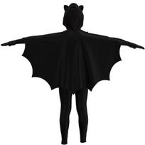 Karštai parduodami Europos ir Amerikos Šikšnosparnio Cosplay Kostiumai, Aukštos Kokybės Juodas Nematomumo Kostiumas, Šikšnosparnio Sparno Viengubas Glaudus Kostiumo Rinkinys 160cm juoda