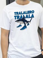 Tralalero Tralala Funny Shark Tshirt Gifts Streetwear Tops Tees Unisex Women Fashion Gothic Vintage tshirts summer Casual tee 4XL blue