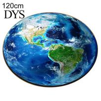 Apvalus Žemės Mėnulio Planetos 3D Spausdinimo Minkštas Kilimas Neslystantis Kilimėlis Grindų Kilimėlis Namų Dekoras 120cm Earth** blue