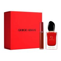 Giorgio Armani Sì Passione Eau De Parfum Perfume With Lipstick Set #405+30ml/#405+50ml Lipstick #405+Perfume 50ml
