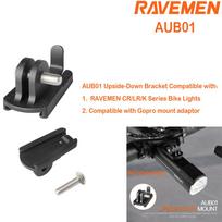 Ravemen AOM01/AOM03 Bike Out-front Mount Bracket For Garmin/Wahoo GPS For FR160/FR300 Bicycle Headlight Mounting Tab Accessories AUB01 black