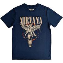 Nirvana Unisex T-Shirt: In Utero (Blue) 150 black