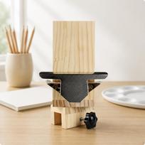 Painting Clip Holder 360Degree Rotating Easel Board Adjustable Sketching Clamp for beige