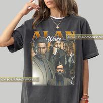 Alan Wake Vintage Comfort Colors T-Shirt, Bella+Canvas Oversized Unisex T-Shirt FD 140 gray