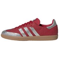 Adidas Originals SAMBA OG German Army Trainers Women's Low Top Victory Red/Metallic Silver/Resin Yellow 43 brown