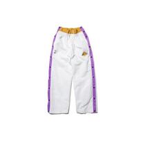 Nike Nba Kolekcija Lakers Atsiplėšiami Kelnės Baltos / Violetinės / Auksinės (Unisex) Megztos kelnės DB1636 121 S white