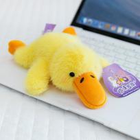 Cartoon Frog Plush Magnet Home Office Refrigerator Sticker Animal Decor For Kids Yellow Duck yellow