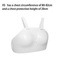 Chest Guard for Fencing with Adjustable Straps Adults, Suitable Football And Martial Arts XS
