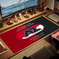 AZ Alkmaar Color Mouse Pad Large Gaming Table Cushion Non-slip Laptop Tablet Big Mousepad XXL Mat Mini PC Playmat With Lock edge 30cmx60cm(11.8x23.6inch) brown